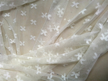 Nylon Spandex Mesh Fabric For Women Lace Dress