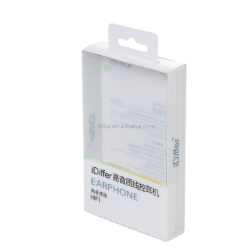 Custom Embossed Plastic Window Material Printed Household Products Pack with Logo Clear PET PVC Box