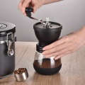 Moedor de feijão de café manual com núcleo cônico ajustável