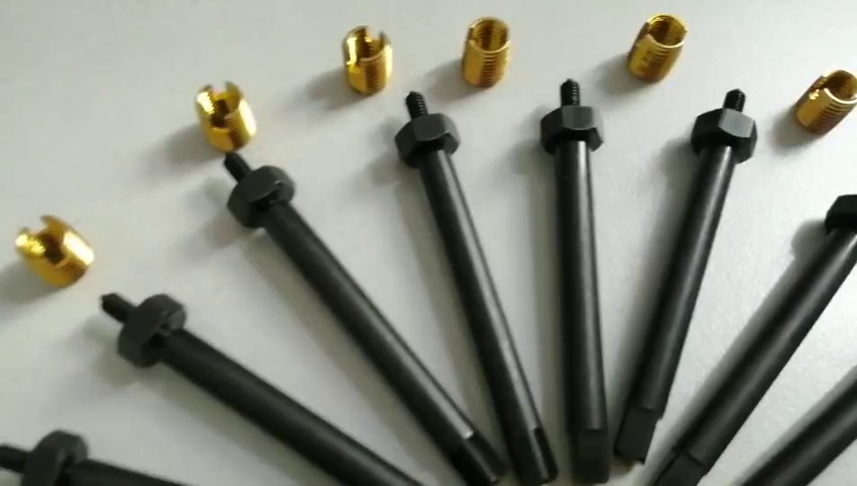 302/303 type thread insert zinc-plated brass m3 self-tapping thread inserts