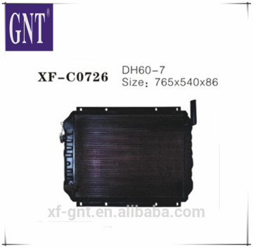 excavator diesel engines DH60-7 water tank radiator