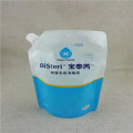 Portable stand-up bag for disinfectant ethanol packaging