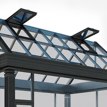 Aluminium Glass Solarium Sunroom