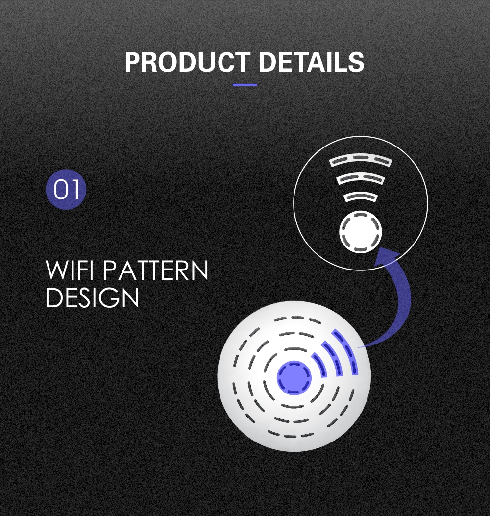 Wifi Design Round Shower head-5