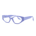 Großhandel modische runde transparente Acetat optische Brille für Männer Frauen Brillenrahmen