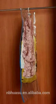 reusable high quanlity hanging vacuum storage bag