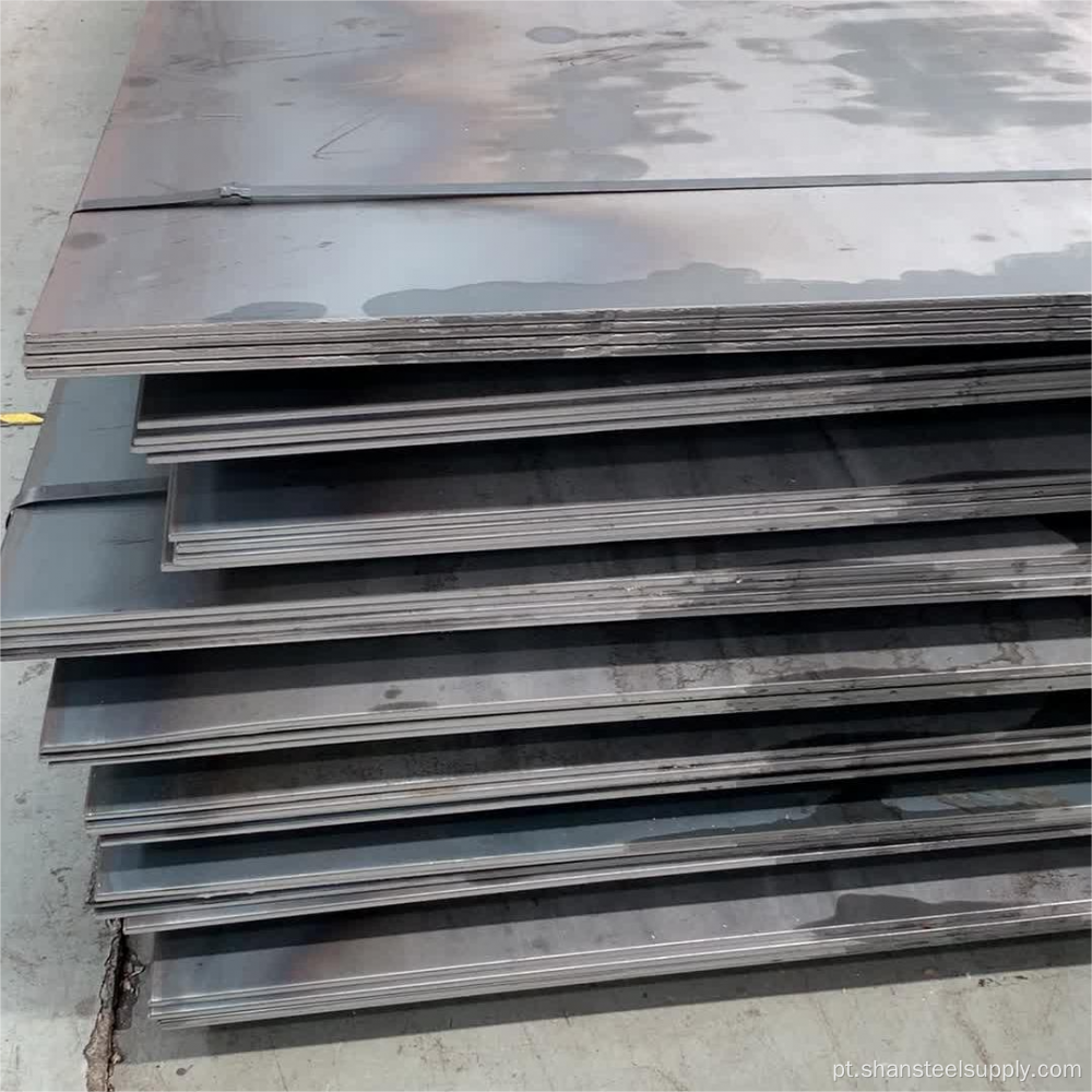 Placa de aço carbono leve ASTM A283 laminado a quente