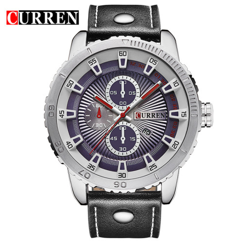 Luxury Leather Sport Wrist Watches Men