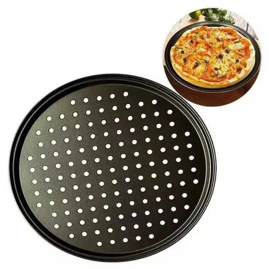 12 Inch Punched Pizza Baking Tool 32cm Non-Stick Baking Pizza Pan