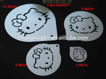 Heart Style Fancy Garland Cake Spray Mold / Coffee Tiramisu Spray Mold,Cake Stencils