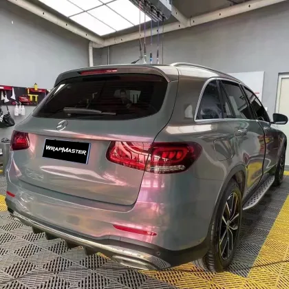 Glossy Metallic Stars Phantom Grey Auto Wrapping Film