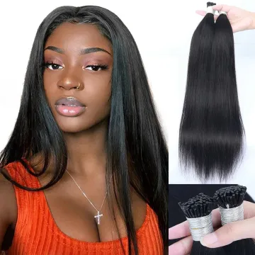 Wholesale Double Drawn Italian Keratin Prebonded i Tip Hair Extensions Brazilian Virgin Human Hair Extension