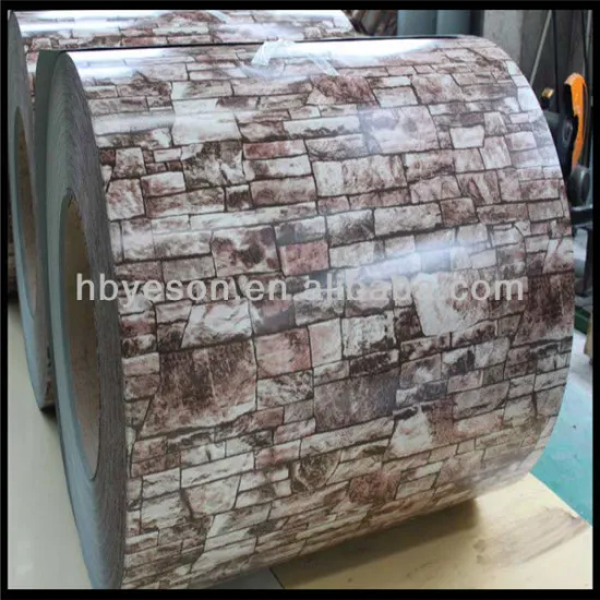 Pattern PPGI/PPGL /Aluminum /PET/PVC coils(wood /marble/ brick /camouflage)