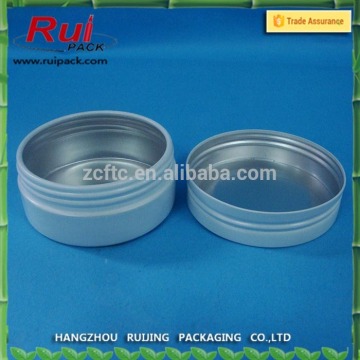 50g aluminum screw jar , alumite lid tin for cosmetic