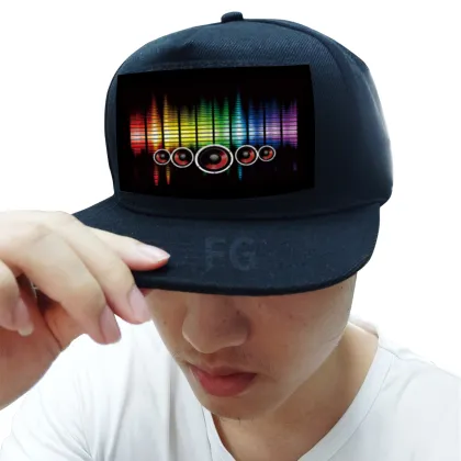 Christmas Voice Controlled Luminous Cap for KTV Dance