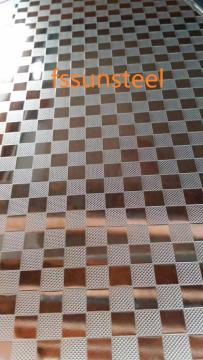 Embossed Decorative stainless steel