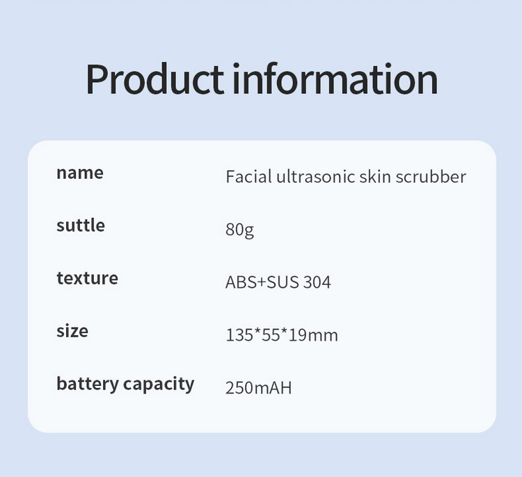 ultrasonic skin scrubber factory