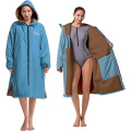 Waterproof Changing Robe Custom Logo Waterproof changing robe custom logo adult poncho towel Supplier