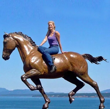 Best selling products carving running horse  supplier