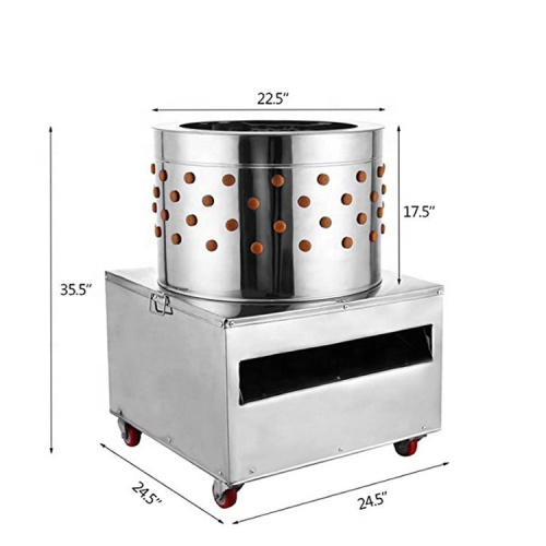 Top Selling TM60 Automatic Chicken Plucking Machine for Poultry Feather Cleaning