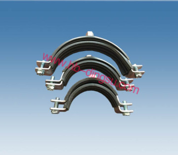 Welding clamps with rubber