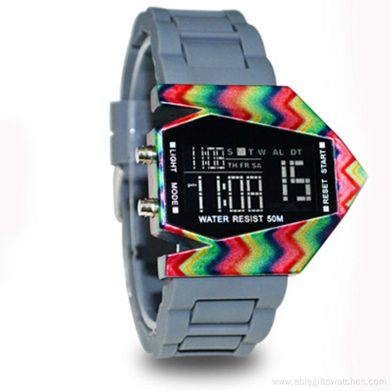 New Waterproof LED Electronic Watch Women Luminous Watches