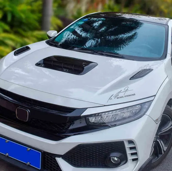 Universal Hood Air Outlet Trim for All Sedan and Coupe Cars