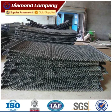 high tensile steel hooked mining mesh screen/quarry mesh screen