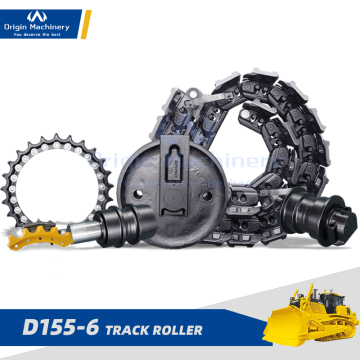 Double Flange D155-6 Track Roller Undercarriage Components