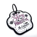 Keychain Jet Tag Fashion Customized Key Chain Custom Woven Fabric Keychain Manufactory