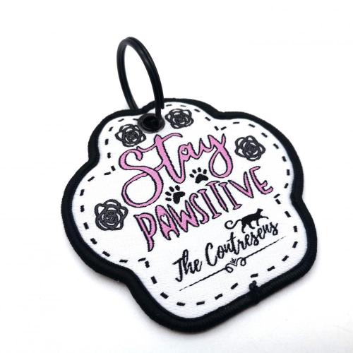 Fashion Customized Key Chain Custom Woven Fabric Keychain
