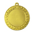 Medaglia in bianco con inserto in lega oro argento rame premio