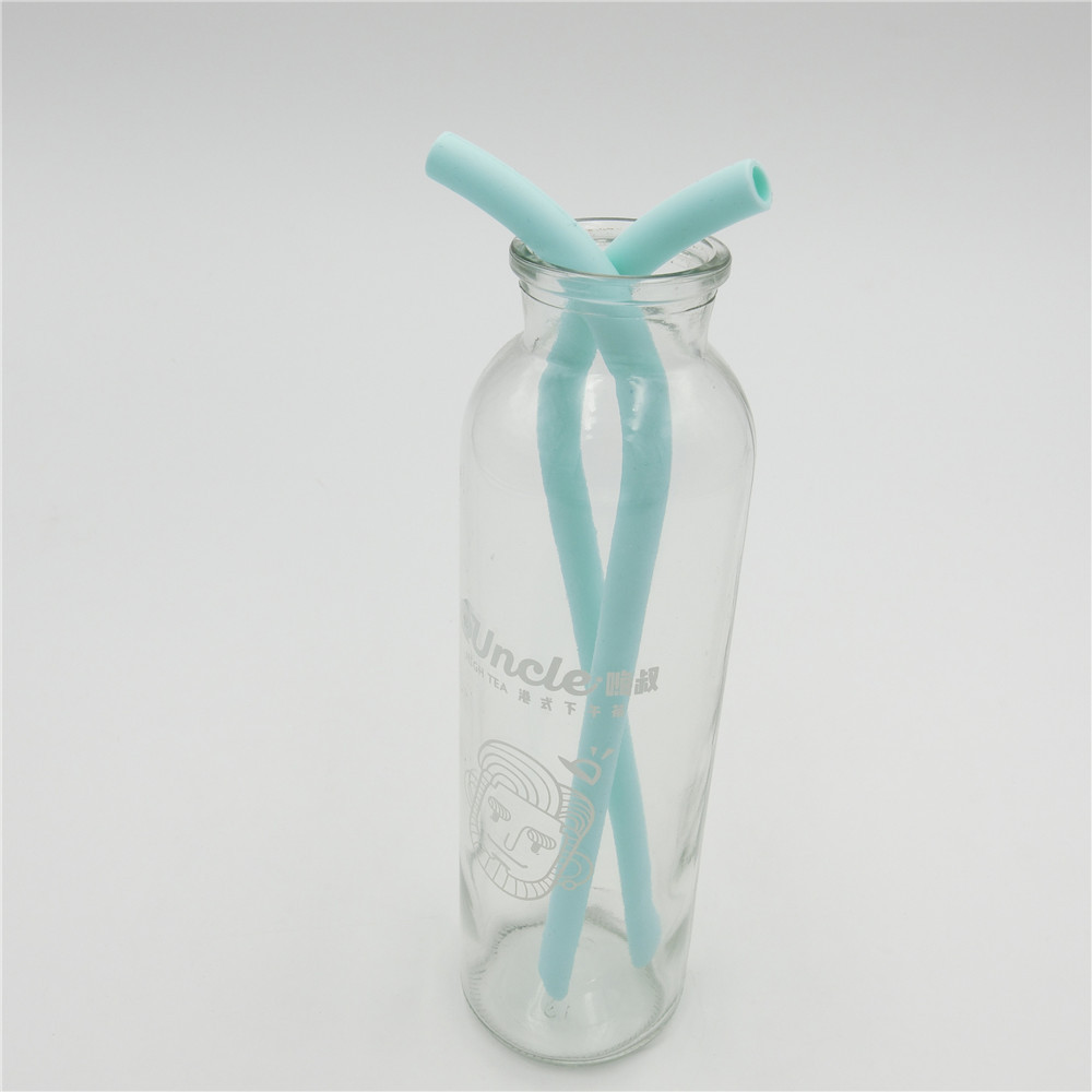 portable plastic silicone straw safe