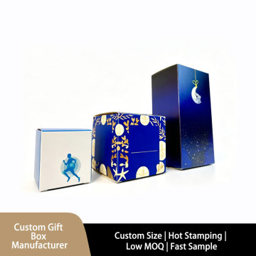 White Blank Tuck Card Paper Box