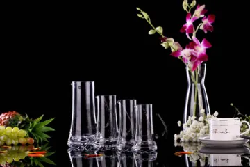 Hand blown lead free crystal wine decanter