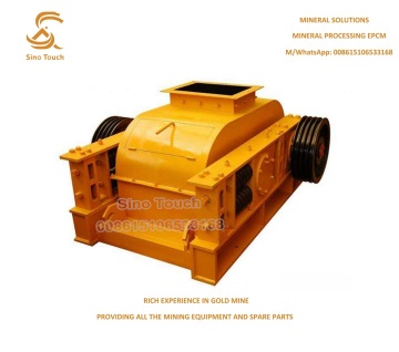 Heavy equipmetnt iron ore double roll crusher