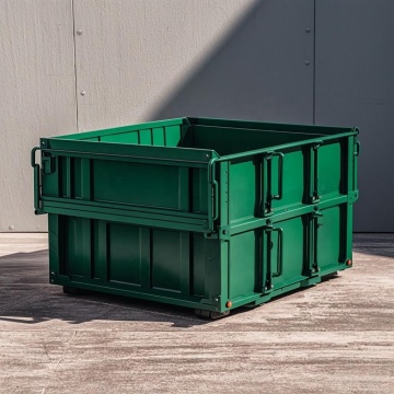 Customized Hook Lift Metal Containers for Industrial Waste and Recycling
