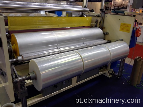 Produção de máquinas de planta de filme extensível de PE de alta capacidade