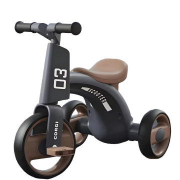 Children's three wheeled balance bike