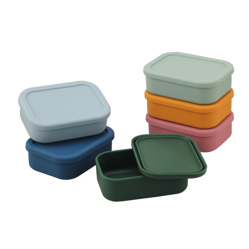 Food Grade Silicone Kids Bowls Lunch Box Set