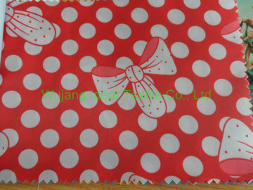Cheapest 210T Printed Polyester Taffeta Fabric with PVC Coat