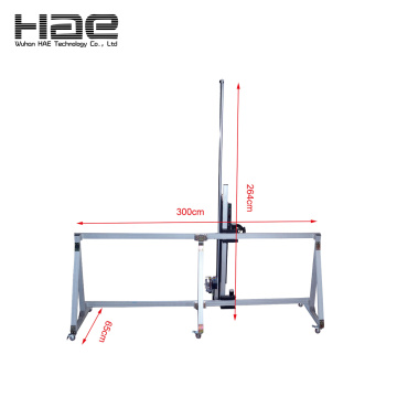 เครื่องพิมพ์กำแพงกันความร้อนแบบ High Resolution Eco Solvent ในตัว