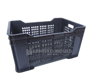 Plastic Vegetable and Fruit Crate Mould Manufacturer - 1.5kg Logistic Injection Crate
