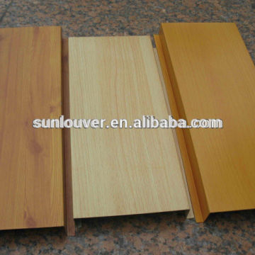 metal aluminum strip ceiling tile, false ceiling, suspended ceiling