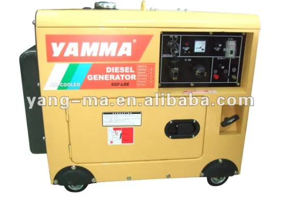 5KW yanmar same design Air cooled engine power diesel silent generator set