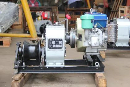 3-ton motorized grinder (belt drive)