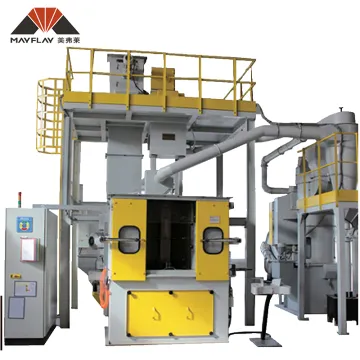 MAYFLAY Steel Nuts And Bolts Shot Blast Cleaning Equipment