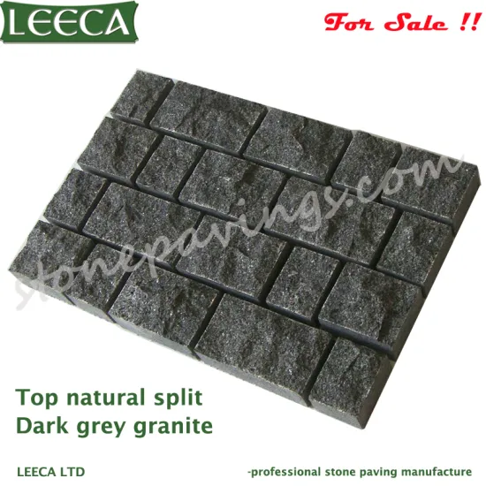 Dark grey granite driveway paving stone mesh                        
                                                Quality Choice
