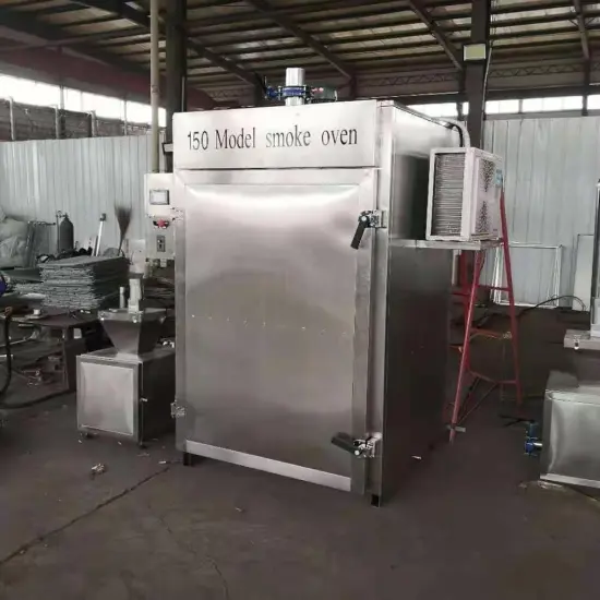 Industrial Sausage Smoker: Smokehouse Meat, Fish Sausage, Food Smoke Oven - Electric Cold Smoker Machine and Drying Equipment