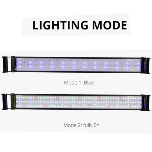 전체 스펙트럼 수족관 LED 조명 어항 램프